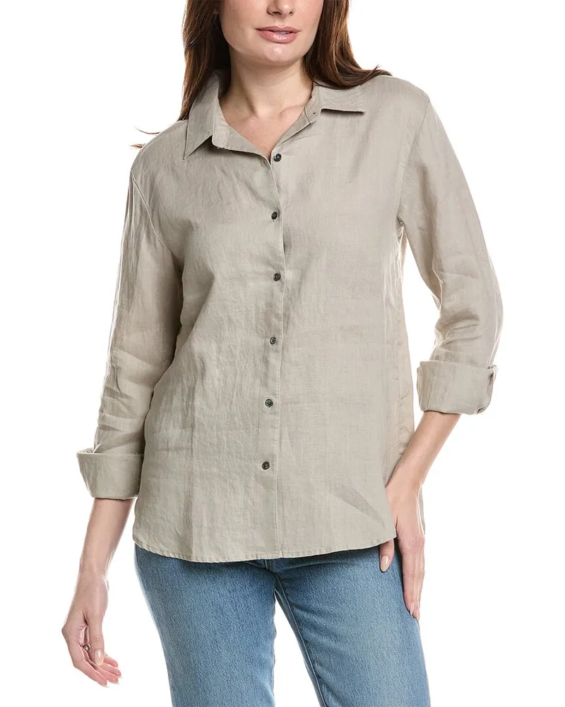 James Perse Linen Shirt Grey