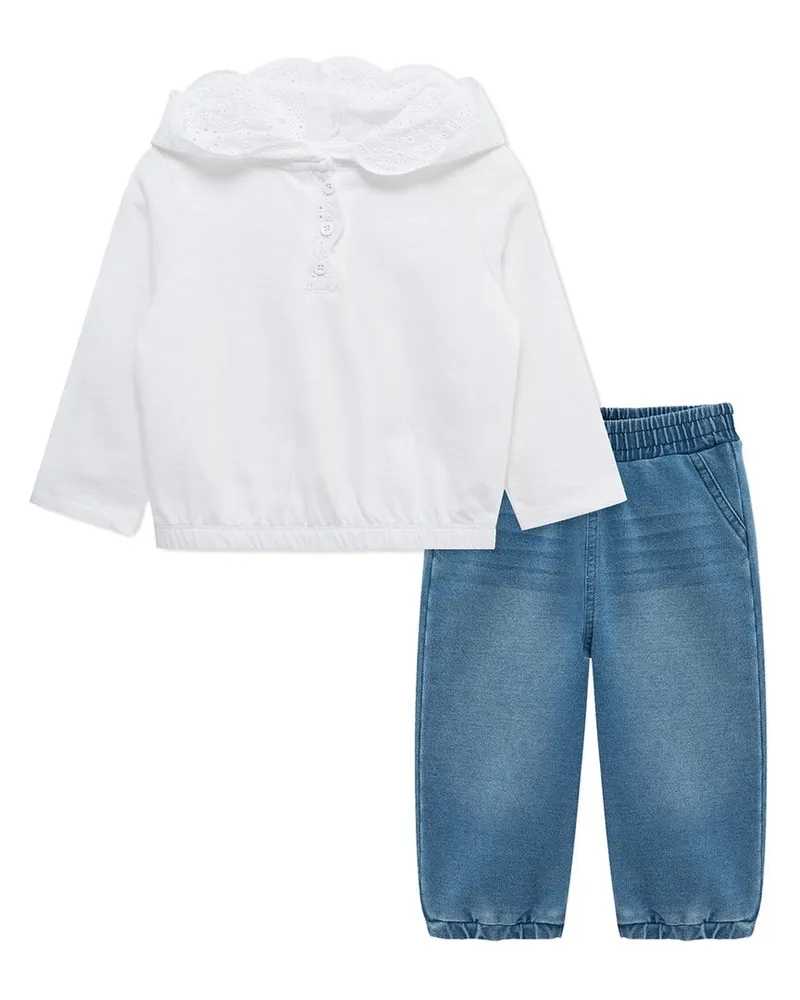 HABITUAL Eyelet Hoody Pant Set Nocolor
