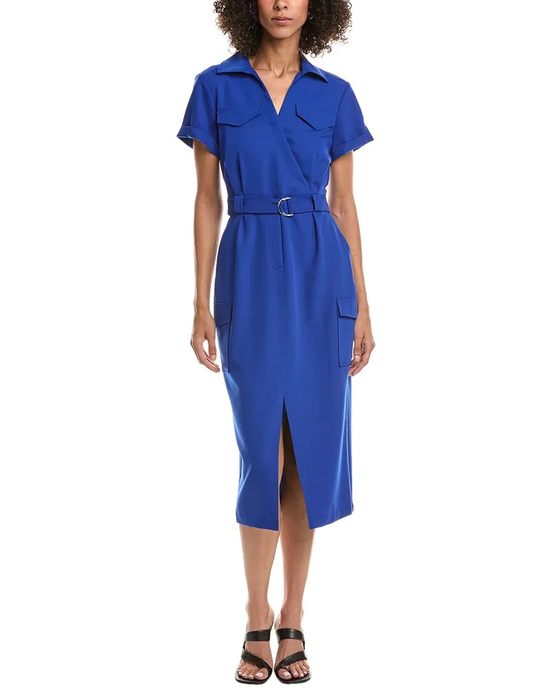 Derek Lam Lucy Utility Shirtdress Blue