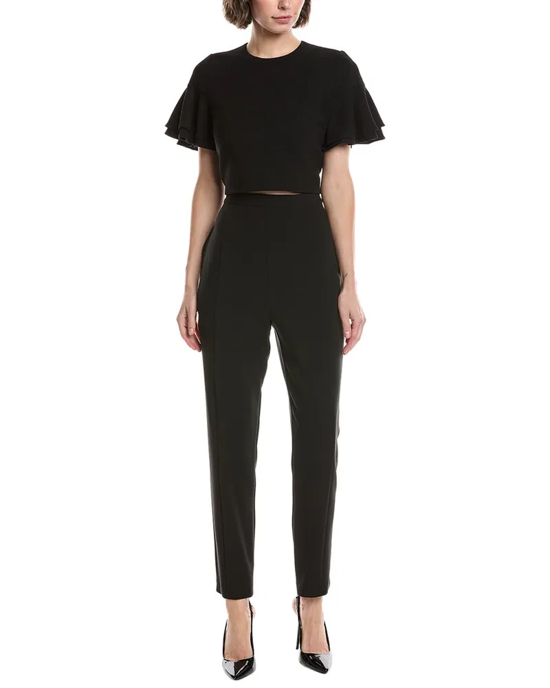 Black Halo 2pc Syon Jumpsuit Black