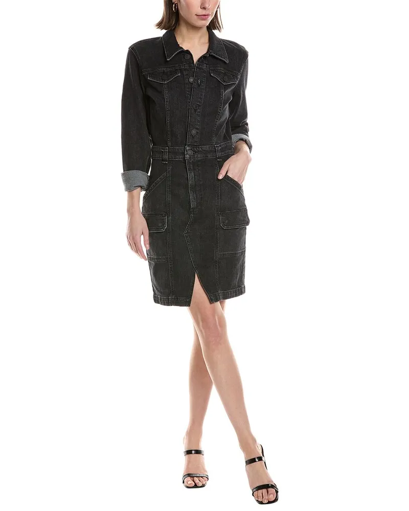 HUDSON Jeans Reconstructed Mini Dress Black