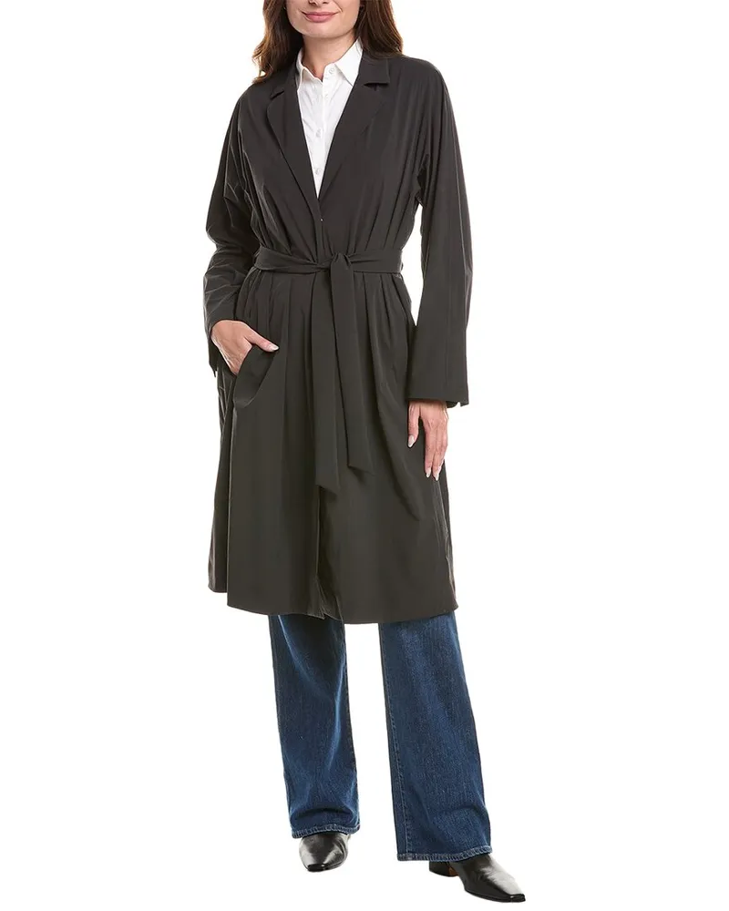 Herno Tie Waist Coat Black