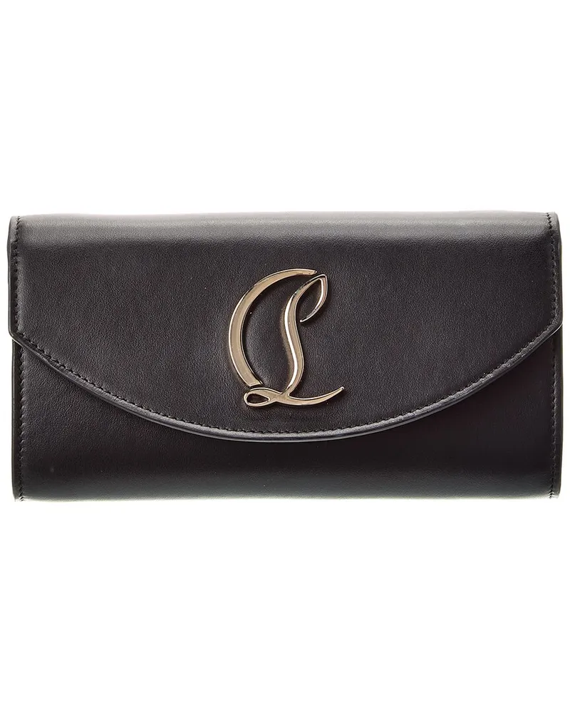 Christian Louboutin Loubi54 Leather Wallet On Chain (Authentic Pre-Loved Nocolor