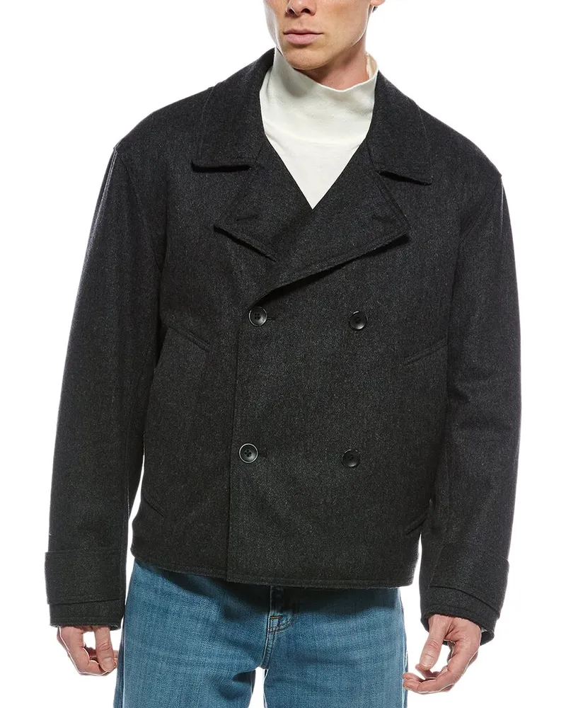 Rag & Bone Eddy Wool-Blend Jacket Grey