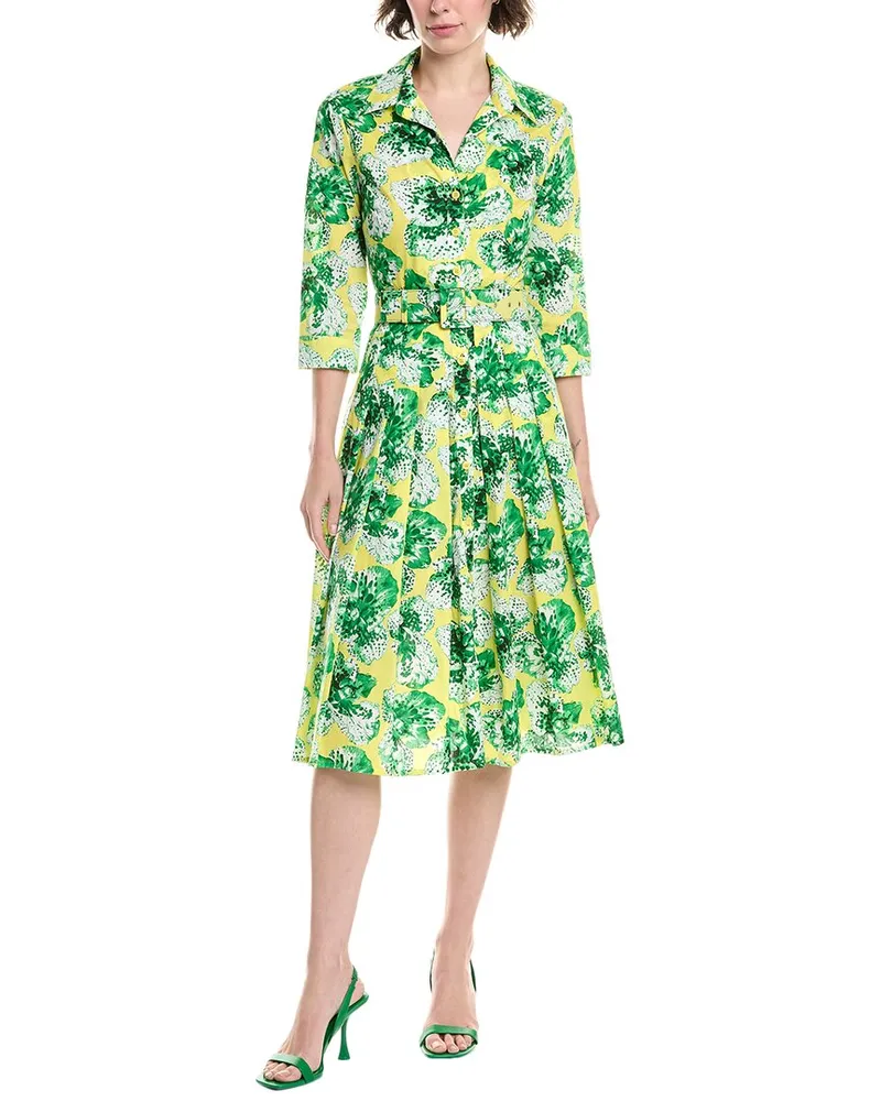 Samantha Sung Audrey 4 Shirtdress Yellow
