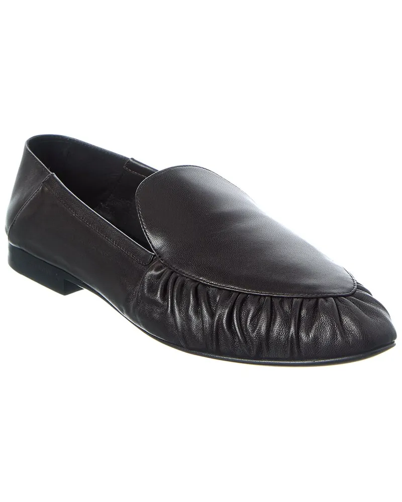 Saint Laurent Alain Leather Loafer Black