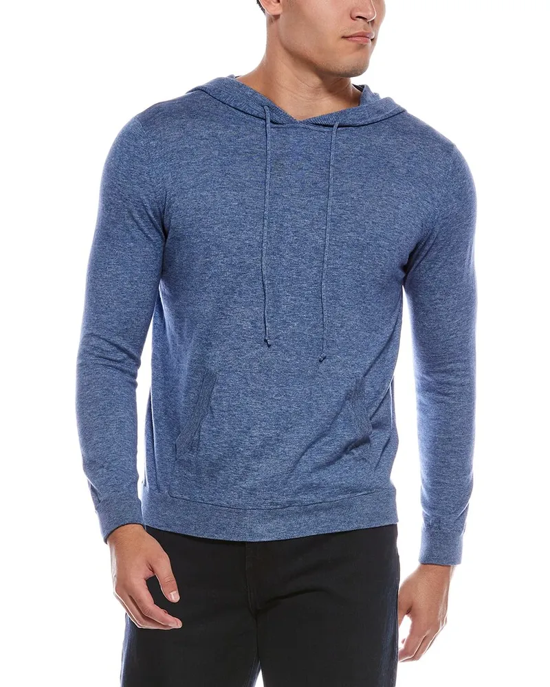 Autumn Cashmere Hoodie Pullover Blue