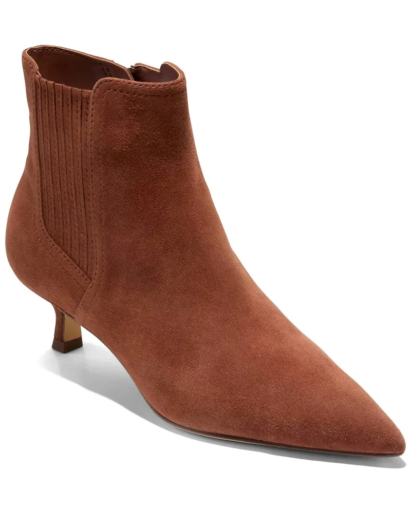 COLE HAAN Marcy Chelsea Suede Bootie Nocolor