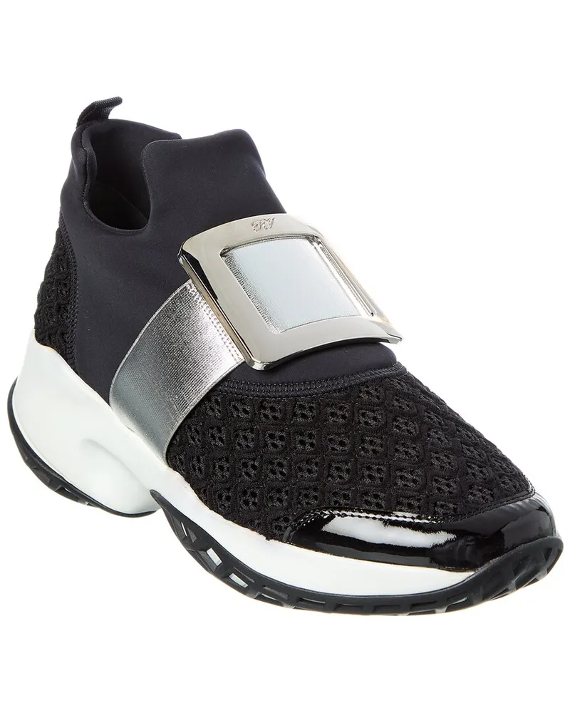 Roger Vivier Viv Run Sneaker Black
