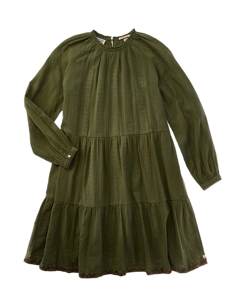 Scotch&Soda Tiered Easy Dress Green
