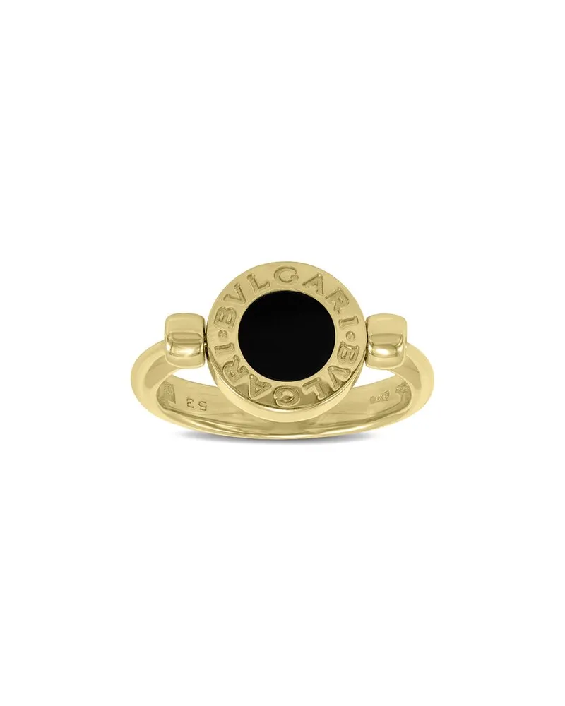 Bulgari 18K Onyx Ring Nocolor