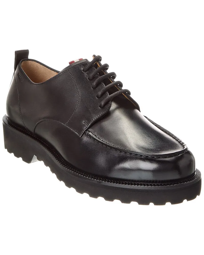 Bally Norber Leather Oxford Black