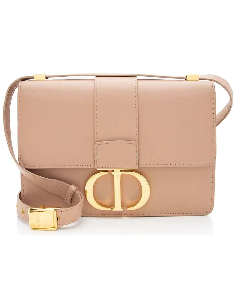 Dior Pink Calfskin Montaigne 30 Box Shoulder Bag (Authentic Pre-Loved Nocolor