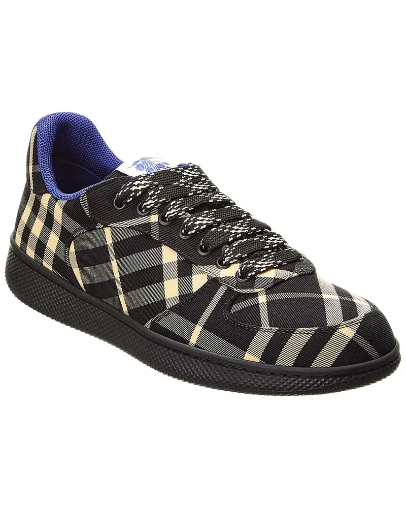 Burberry Terrace Check Canvas Sneaker Black