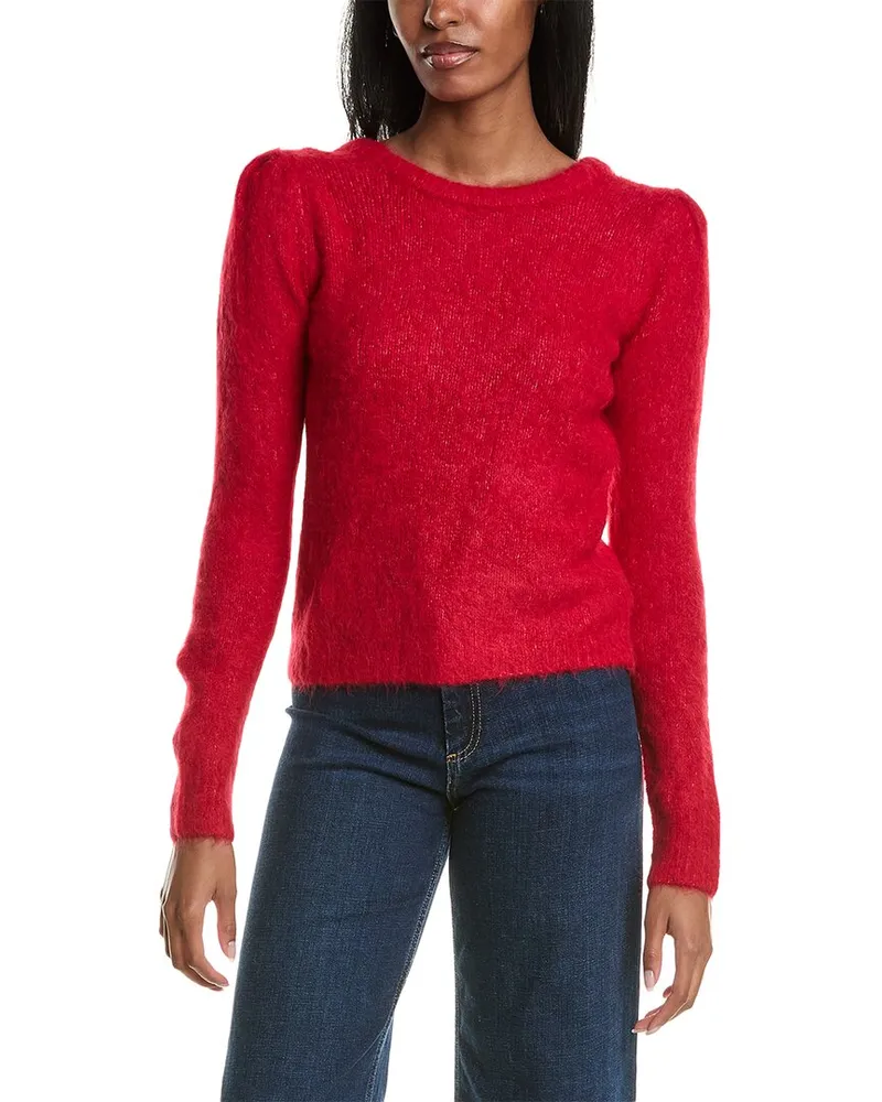 ba&sh Alpaca-Blend Pullover Red