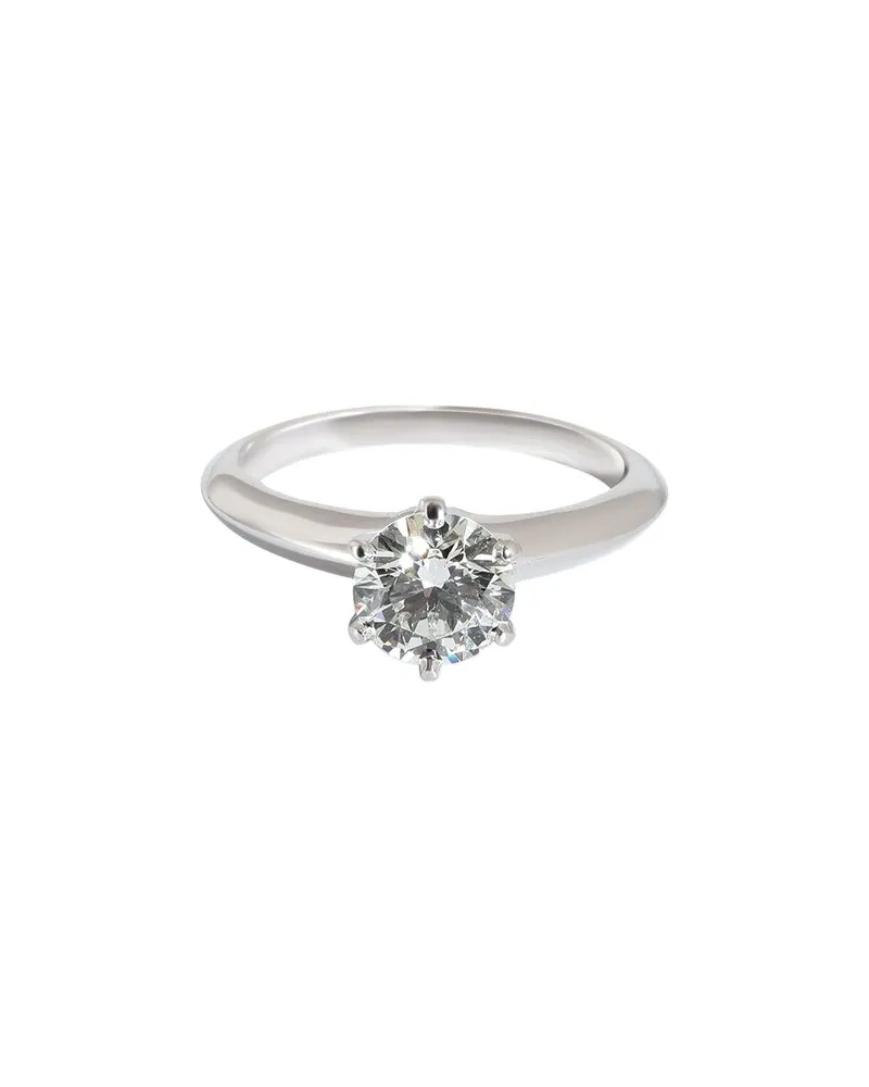 Tiffany & Co. Tiffany Setting Platinum Engagement Ring (Authentic Pre-Loved Nocolor