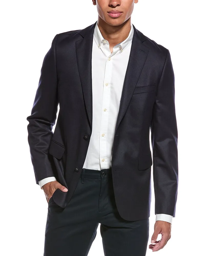 Officine Generale Wool Jacket Blue