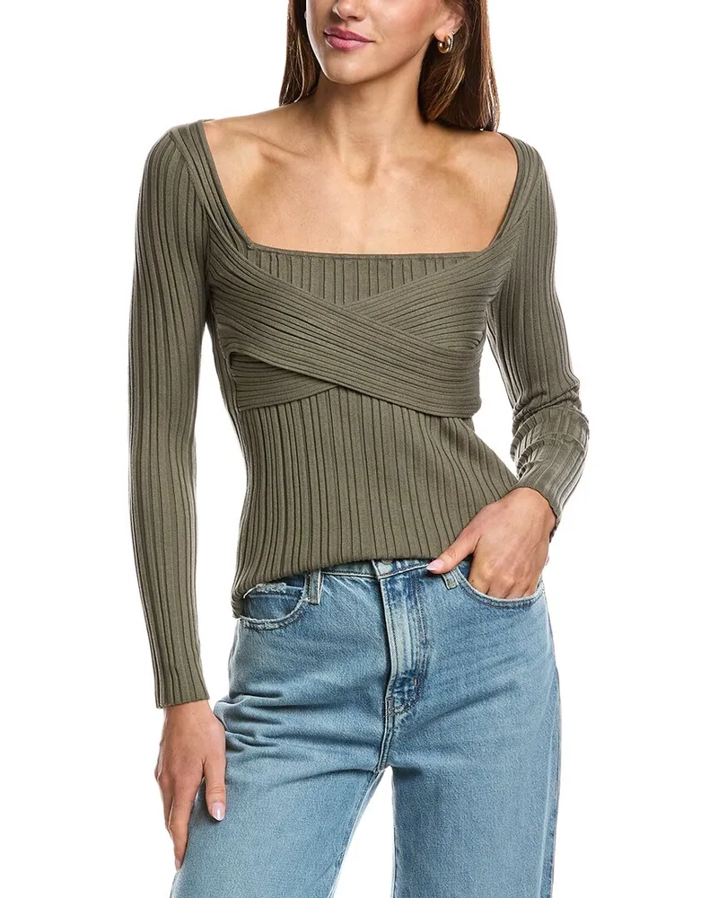 IRO Amarok Silk-Blend Sweater Green