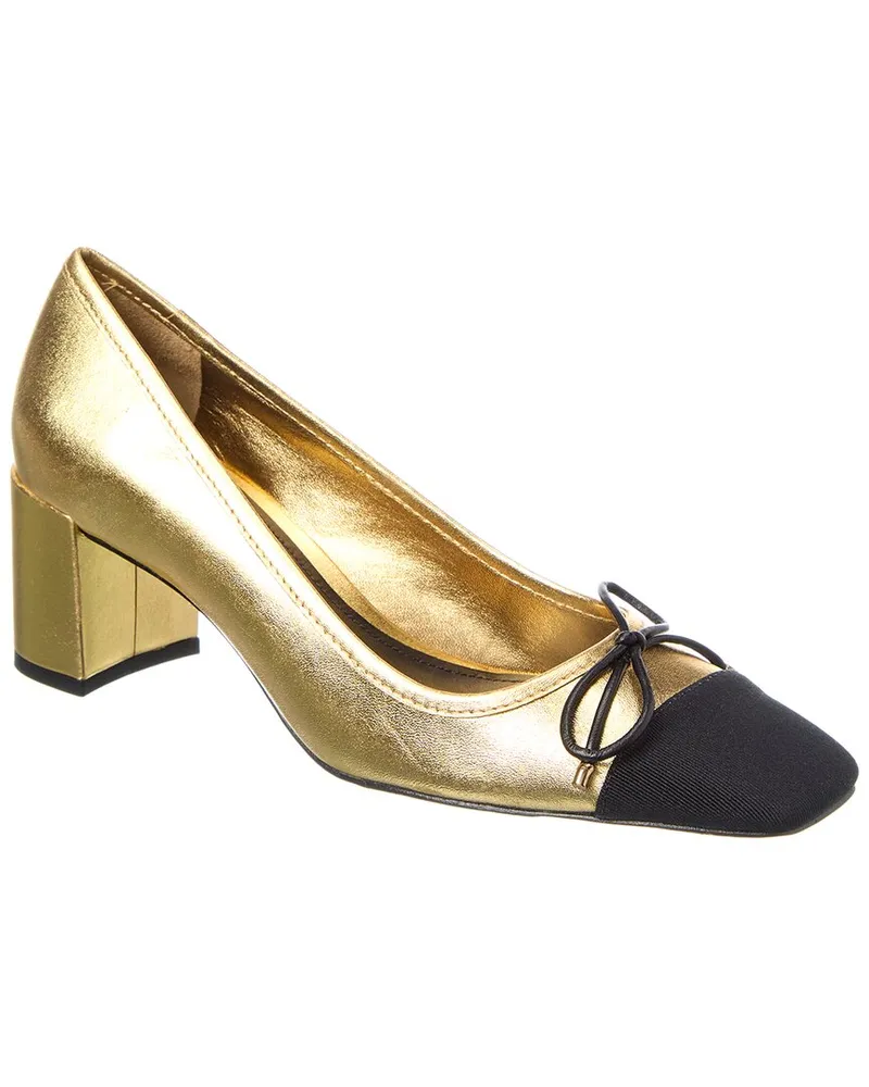 Schutz Arissa Block Leather Pump Nocolor