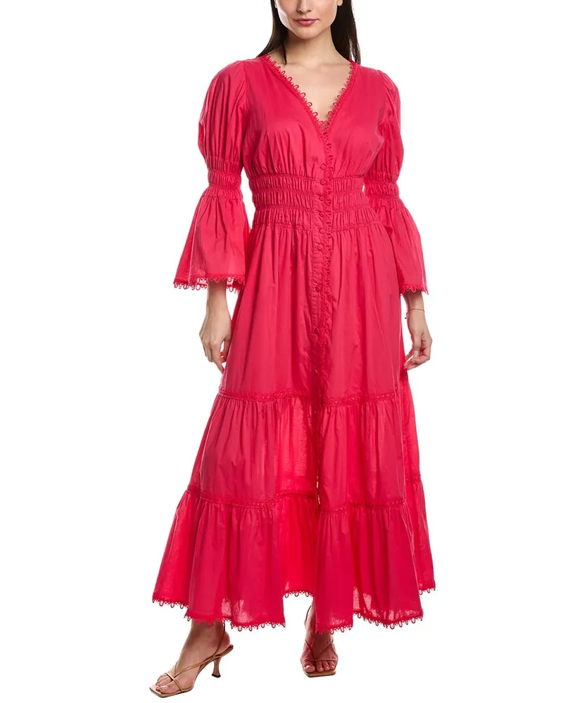 Charo Ruiz Lipa Maxi Dress Pink