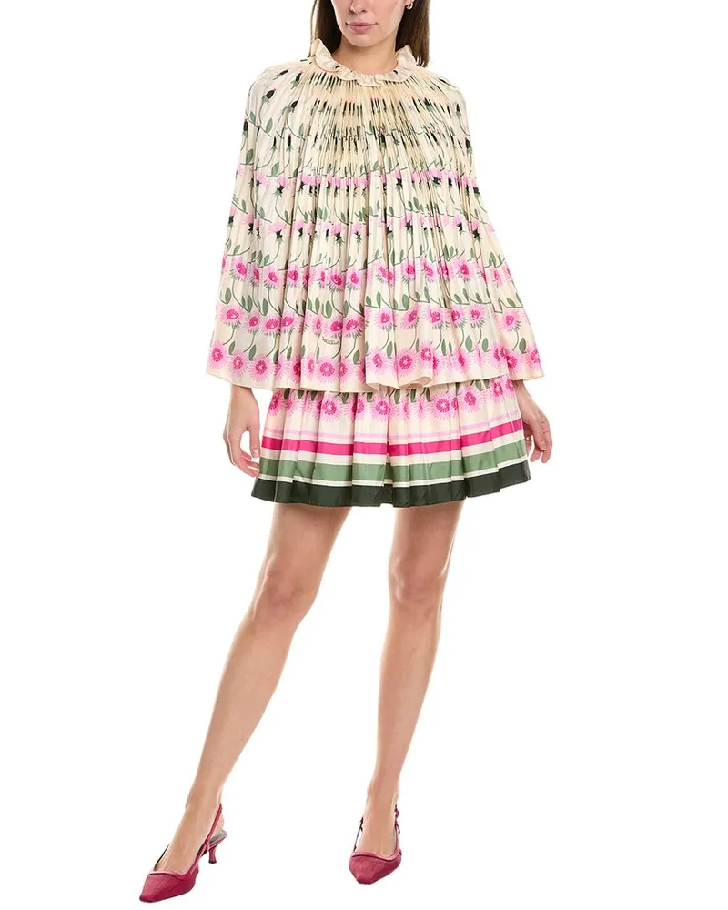 Valentino Garavani Silk Shift Dress White