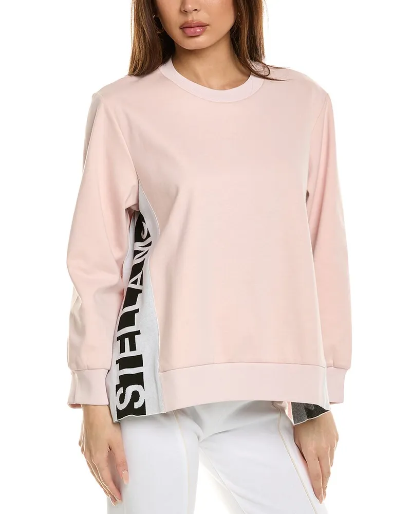 Stella McCartney Insert Tape Sweatshirt Pink