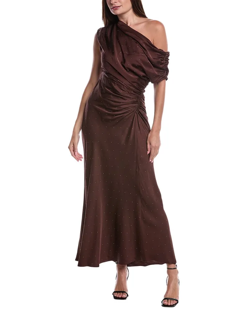 A.L.C. Penny Maxi Dress Brown