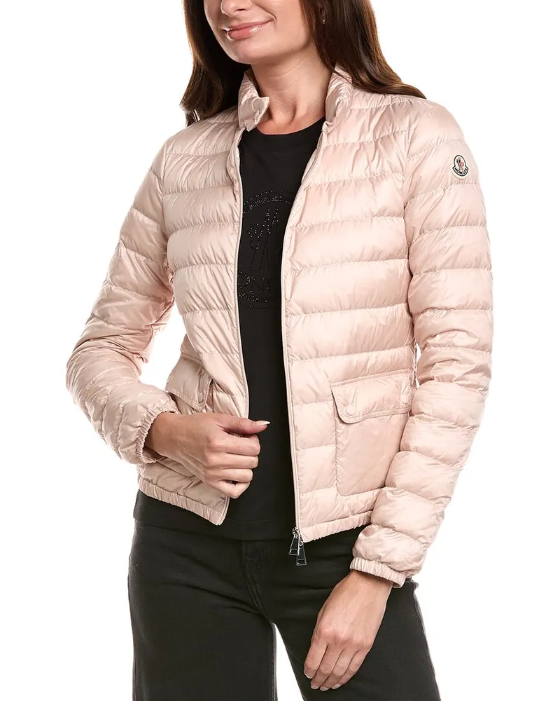 Moncler Quilted Down Jacket Pink