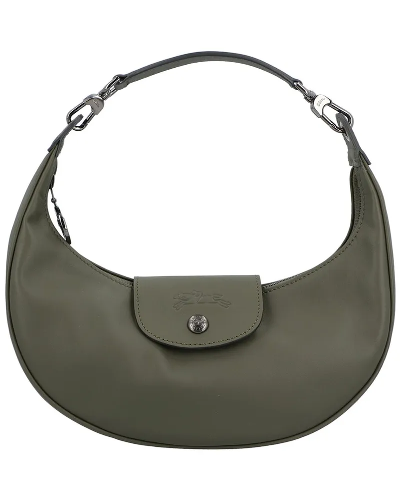 Longchamp Le Pliage Xtra Leather Shoulder Bag Green