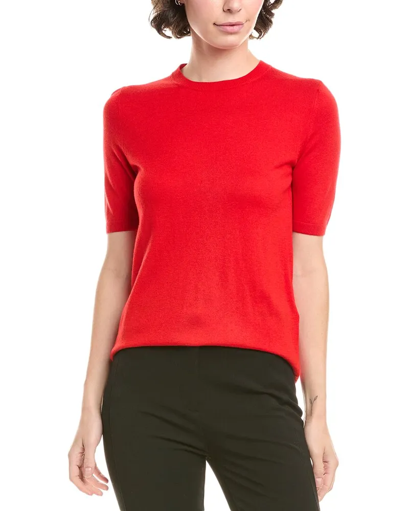 Max Mara Warren Silk & Cashmere-Blend Sweater Red