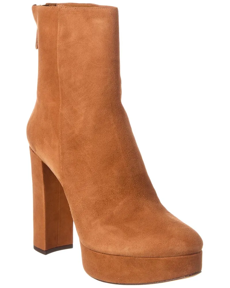 Alexandre Birman Rachel 130 Suede Boot Brown