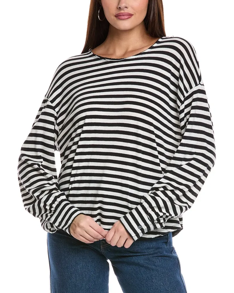 Majestic Cashmere-Blend Top White