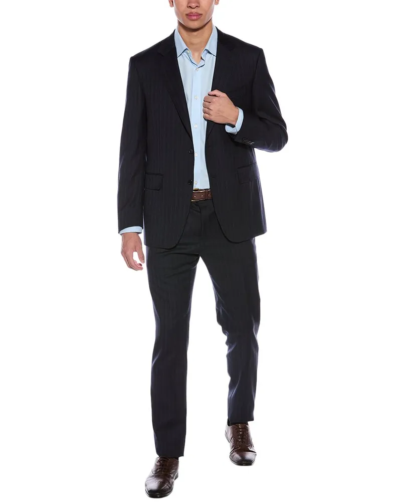 Canali 2pc Wool Suit Blue