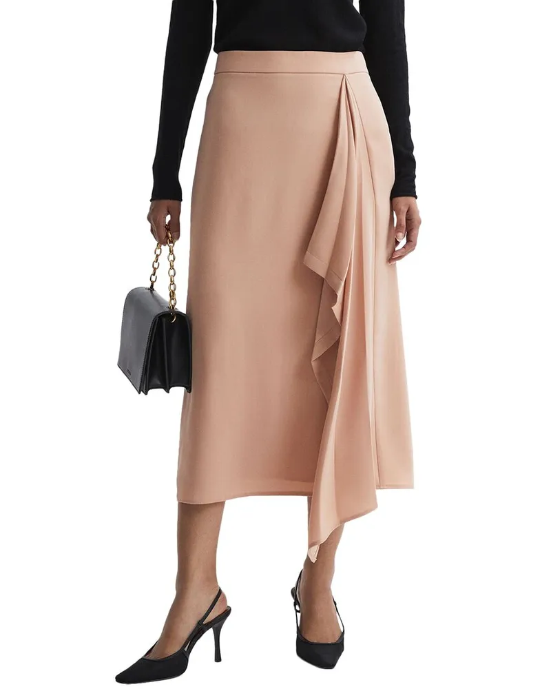Reiss Ash Skirt Brown
