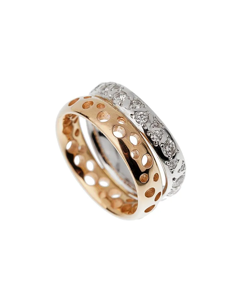 Pomellato 18K Two-Tone 0.76 ct. tw. Diamond Ring (Authentic Pre-Loved Nocolor