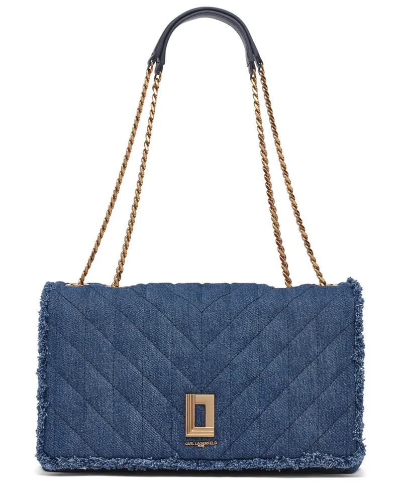 Karl Lagerfeld Lafayette Shoulder Bag Blue