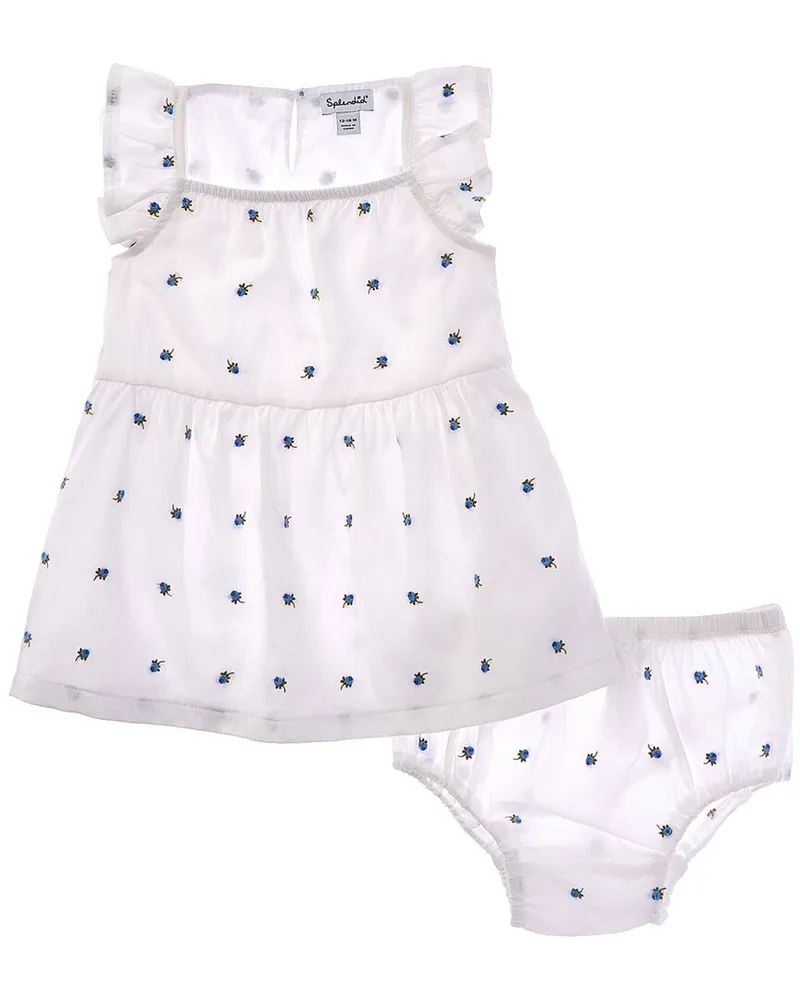 Splendid Fresh Floral Dress White