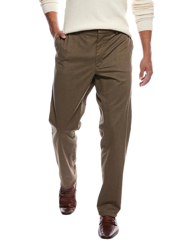 HUGO BOSS Kaito Wool-Blend Pant Green