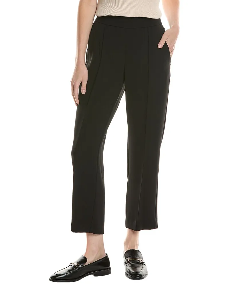 Vince Mid-Rise Tapered Pull-On Pant Black