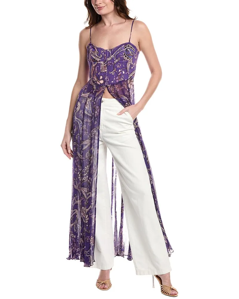 Hemant & Nandita Corset Cover-Up Purple