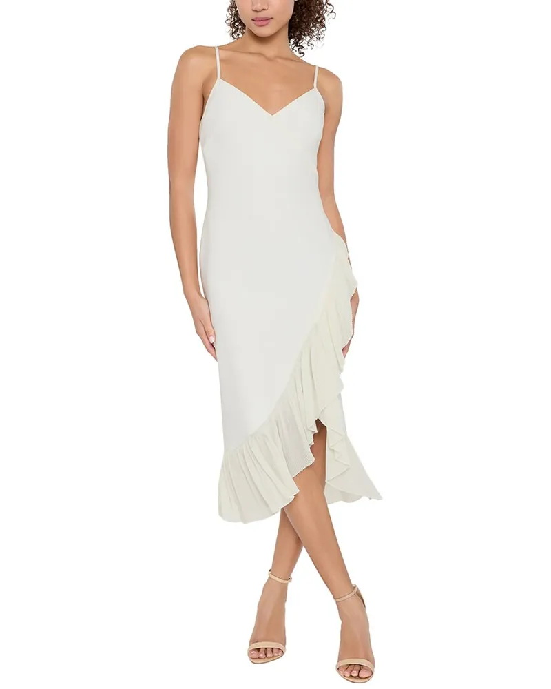LIKELY Hollina Midi Dress White