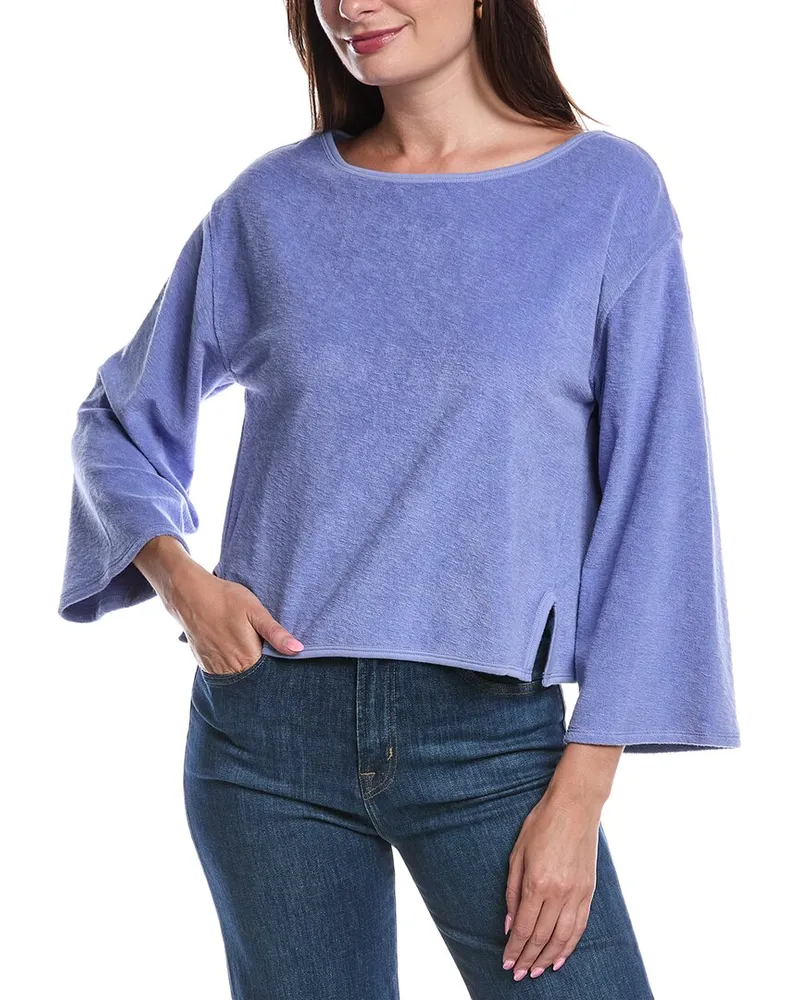 Nation Ltd Fallon Terry Cloth Popover Purple