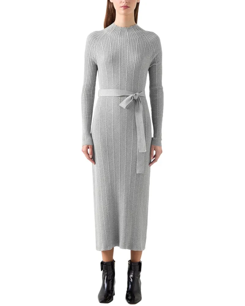 L.K.Bennett  West Wool-Blend Dress Gray