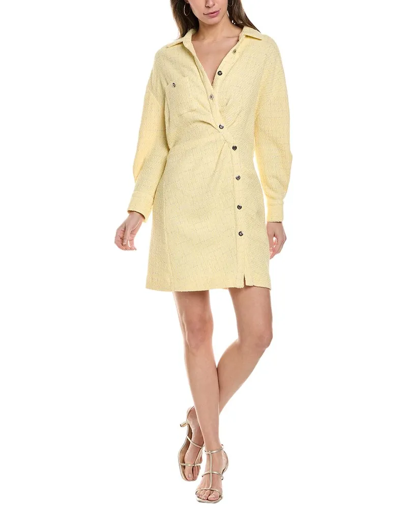 Maje Mini Dress Yellow