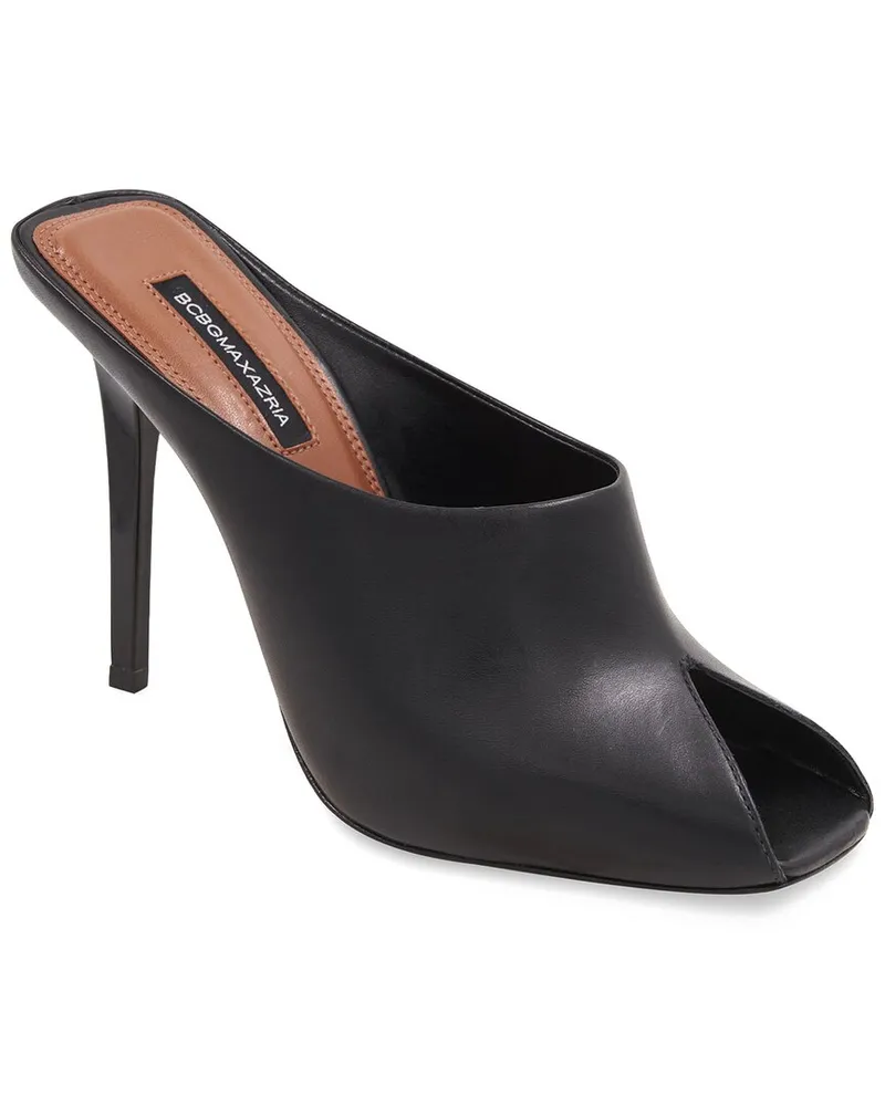 BCBGMAXAZRIA Zenith Leather Mule Black