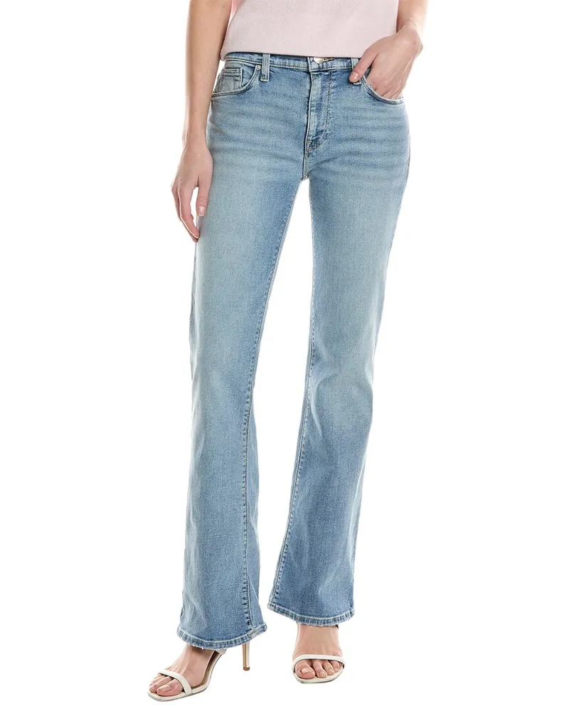 HUDSON Jeans Nico Mid-Rise Butterfly Bootcut Jean Blue