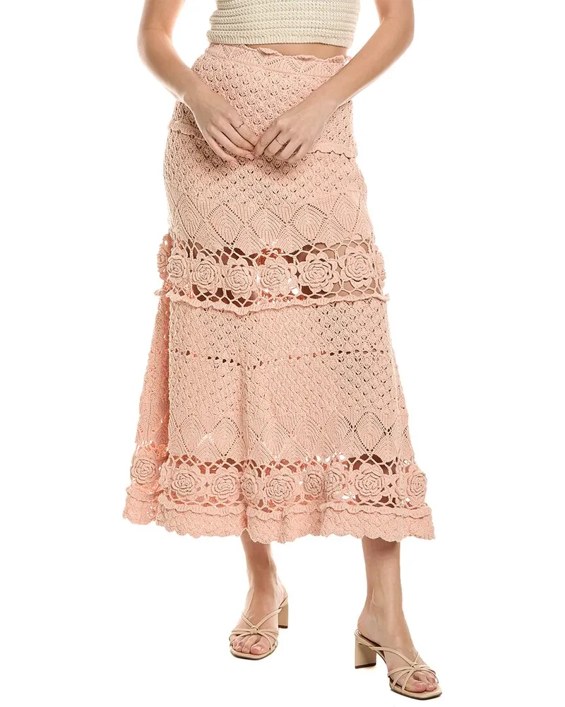 Alexis Jana Midi Skirt Pink