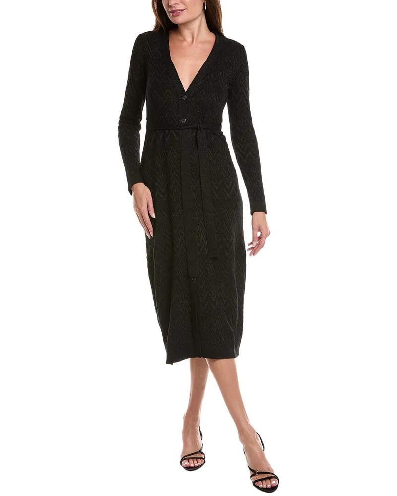 Missoni Button Front Sweaterdress Black