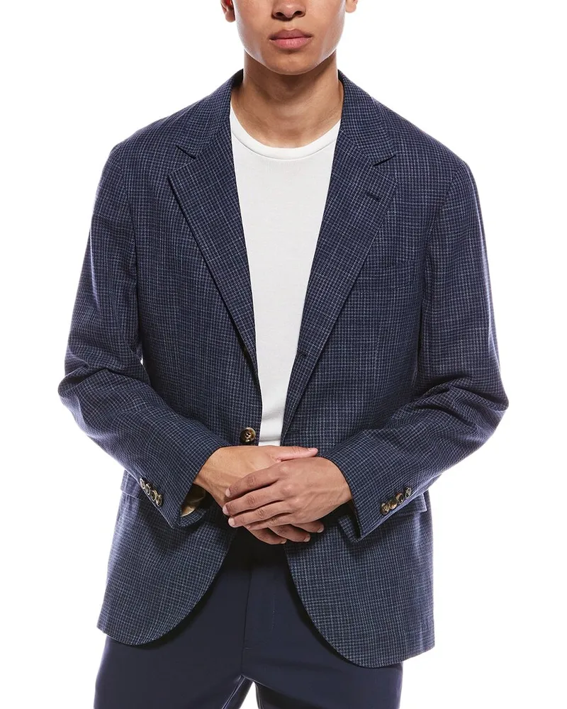 Brunello Cucinelli Wool-Blend Blazer Nocolor