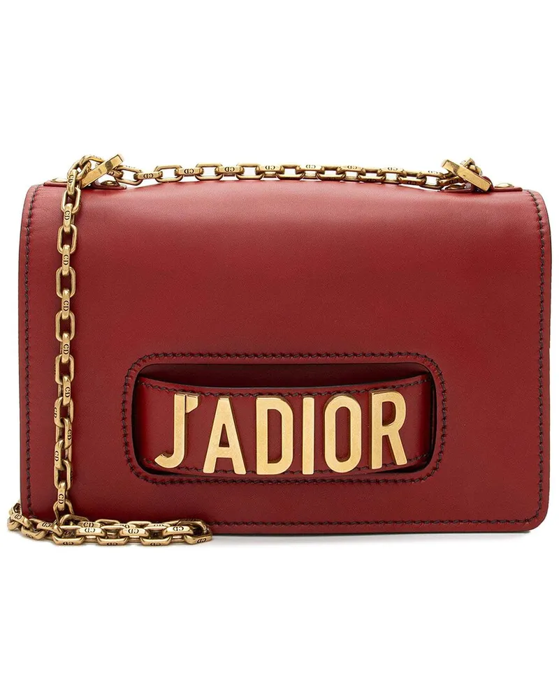 Dior Red Calfskin J'Adior Flap Bag (Authentic Pre-Loved Nocolor